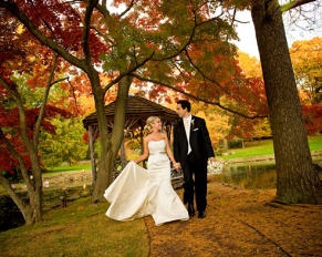 fall gazebo wedding pleasantdale chateau